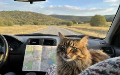 Mačji blog 18 Dugo putovanje automobilom s mačkom – Sve što trebaš znati o tome!