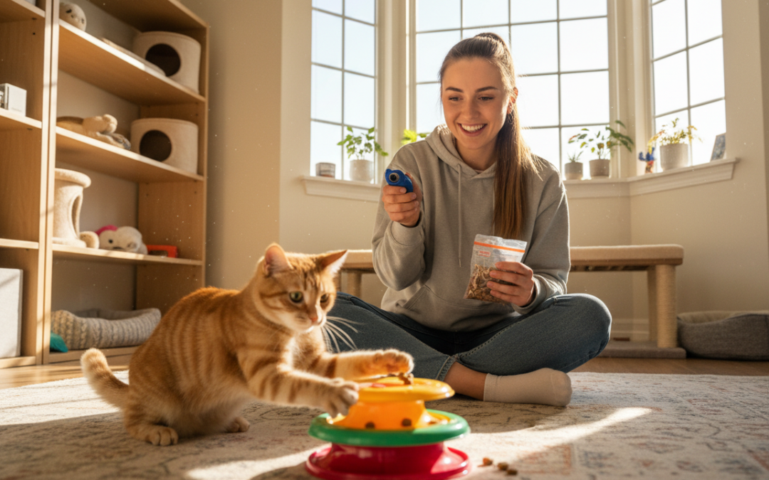Interaktivni trening za mačke – Sve što trebaš znati o tome!