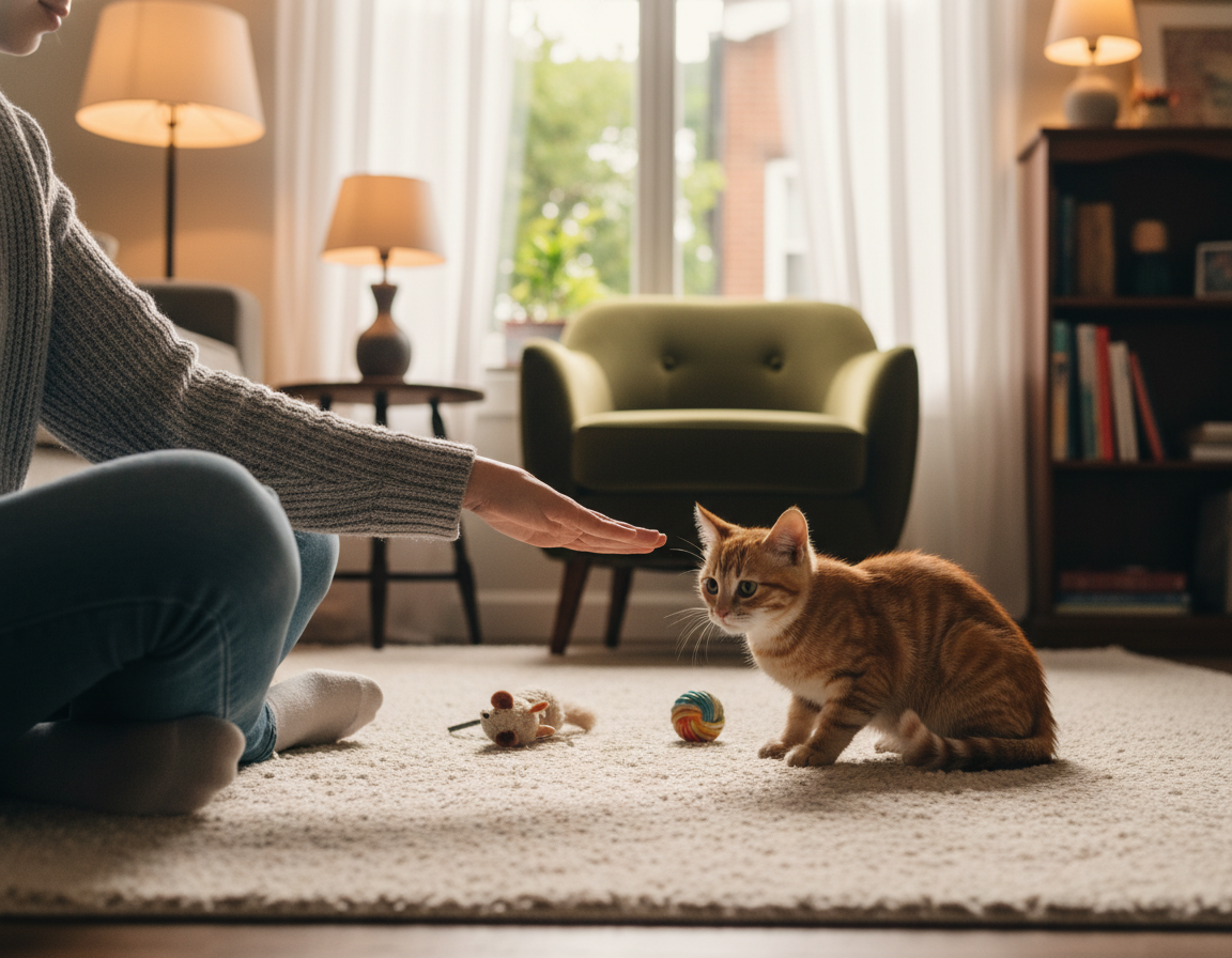 izgradnja povjerenja s mačkom