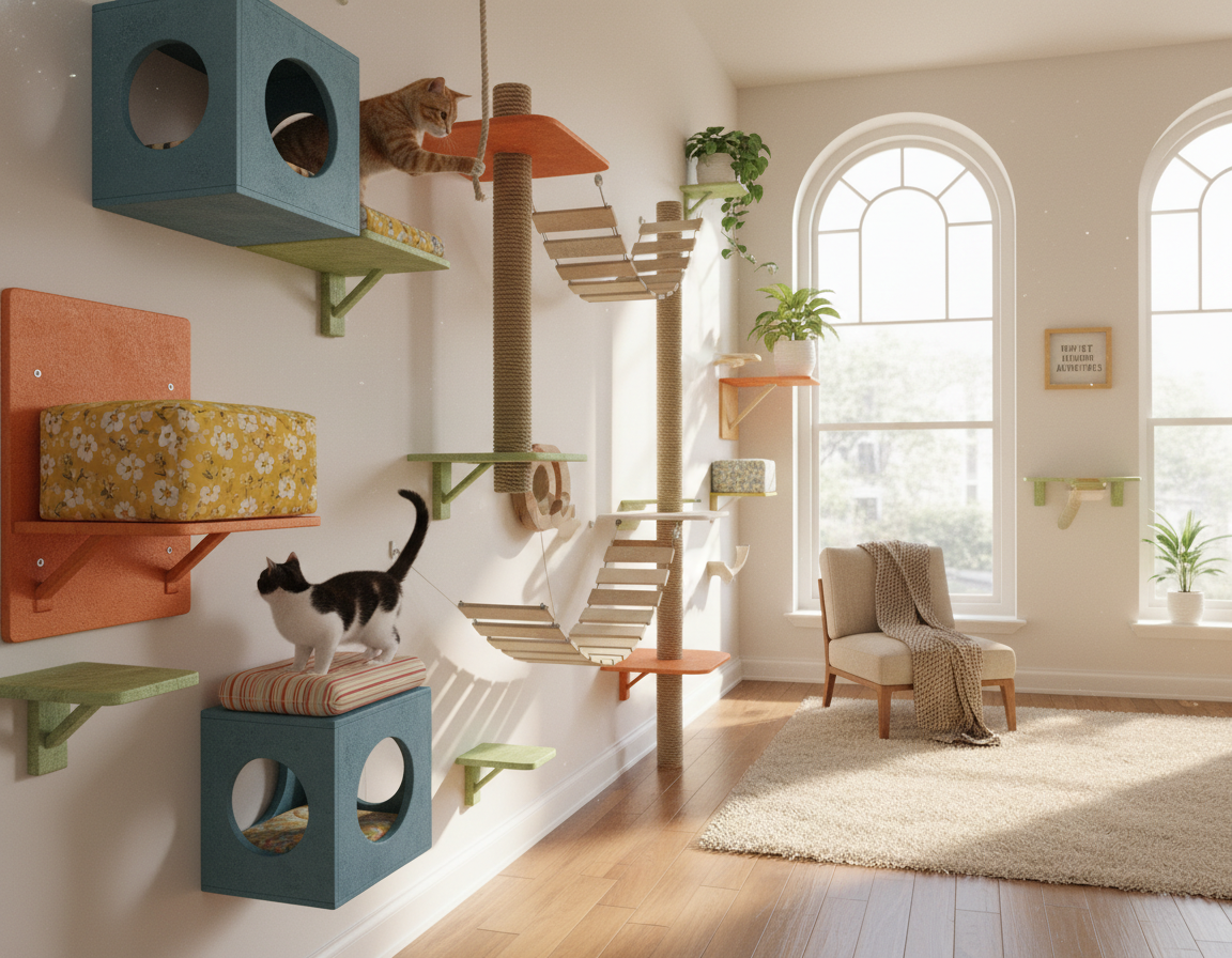 Izrada zida za penjanje za mačke – Sve što trebaš znati o tome!