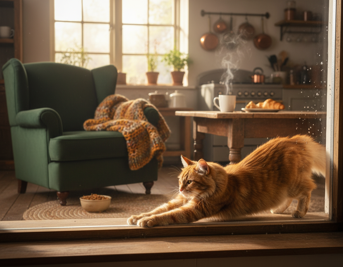 Jutarnje navike mačke – Sve što trebaš znati o tome!