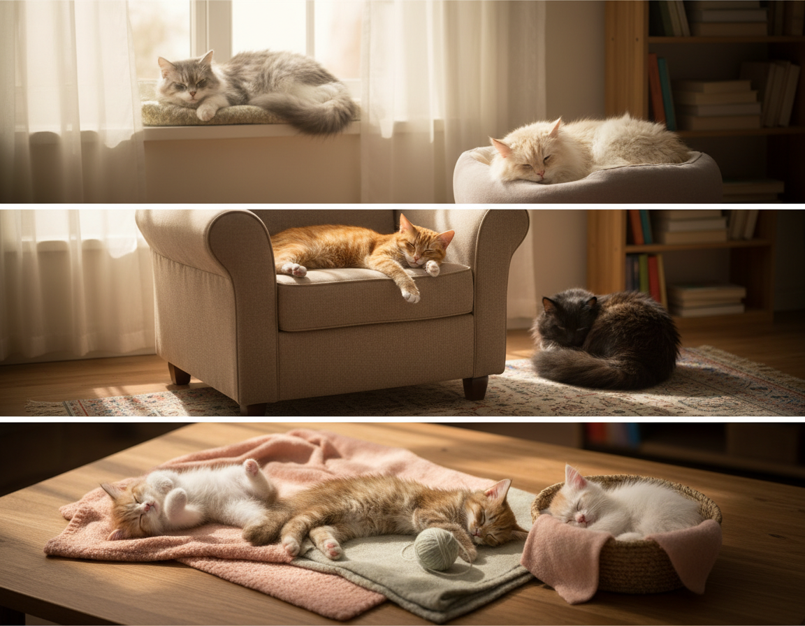 količina sna mačke prema dobi