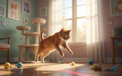 Mačji blog 20 Laserski trening za mačke – Sve što trebaš znati o tome!