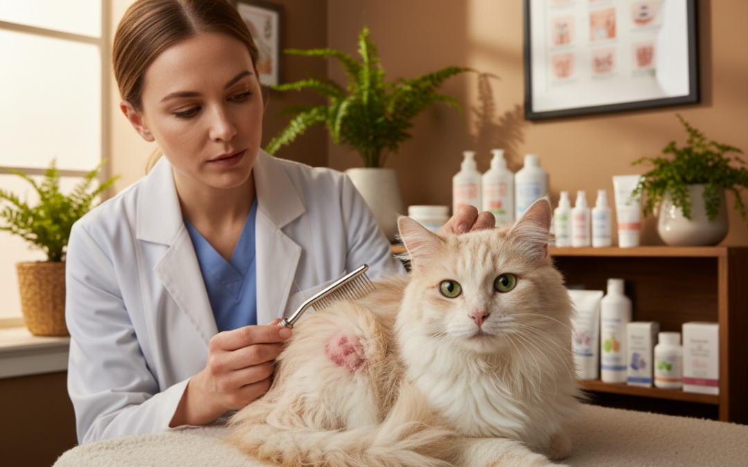 Liječenje kožnih problema kod starije mačke – Sve što trebaš znati o tome!