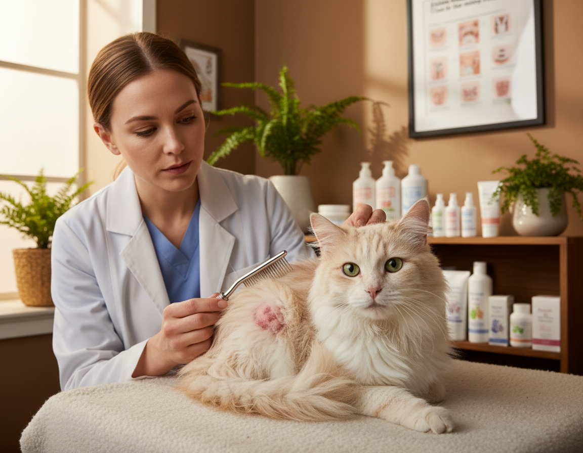 lijecenje-koznih-problema-kod-starije-macke liječenje kožnih problema kod starije mačke