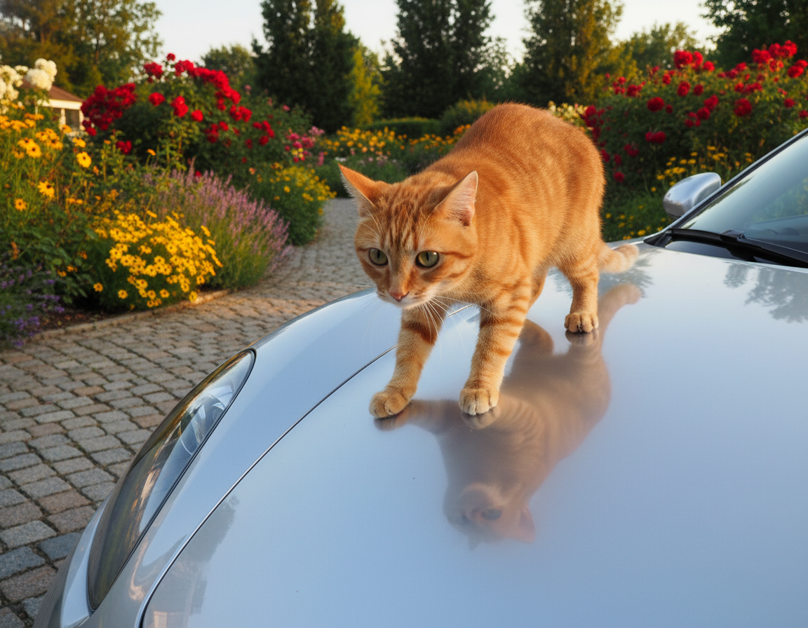 navikavanje mačke na automobil