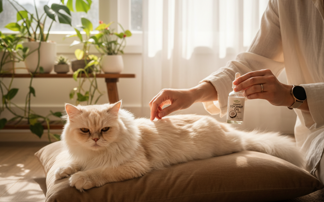 Njega kože mačke kokosovim uljem – Sve što trebaš znati o tome!