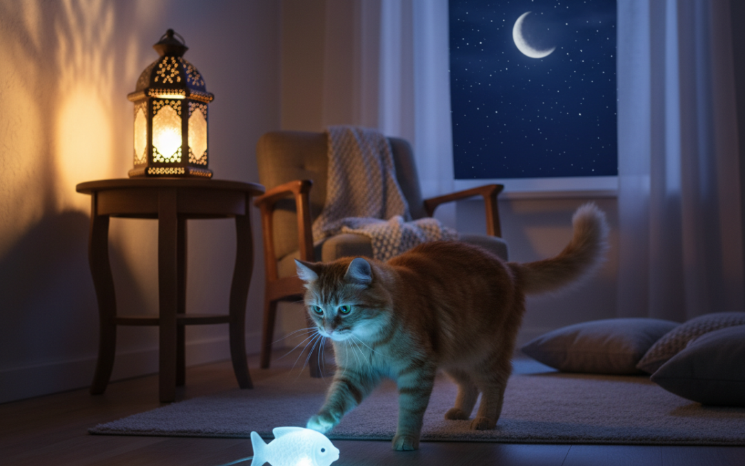 Noćni izvori svjetla za mačku – Sve što trebaš znati o tome!