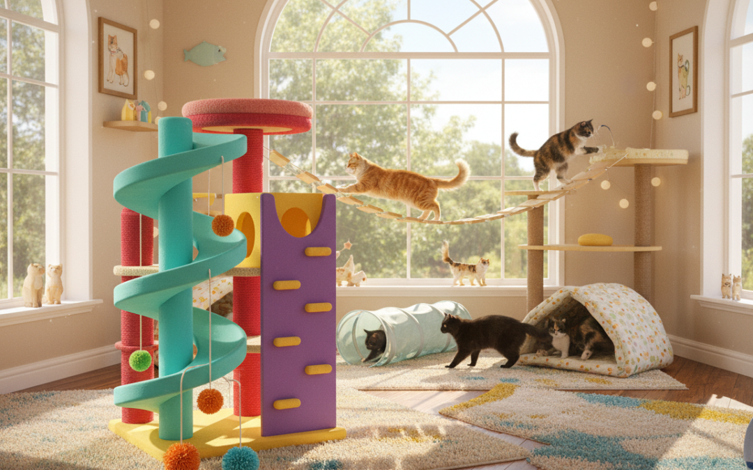 Poligon s preprekama u domu za mačke – Sve što trebaš znati o tome!