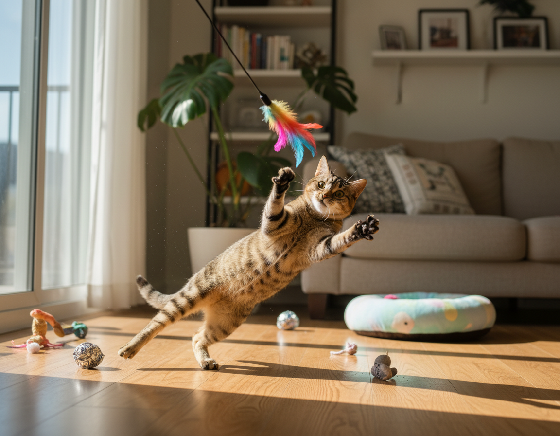 potreba mačke za kretanjem