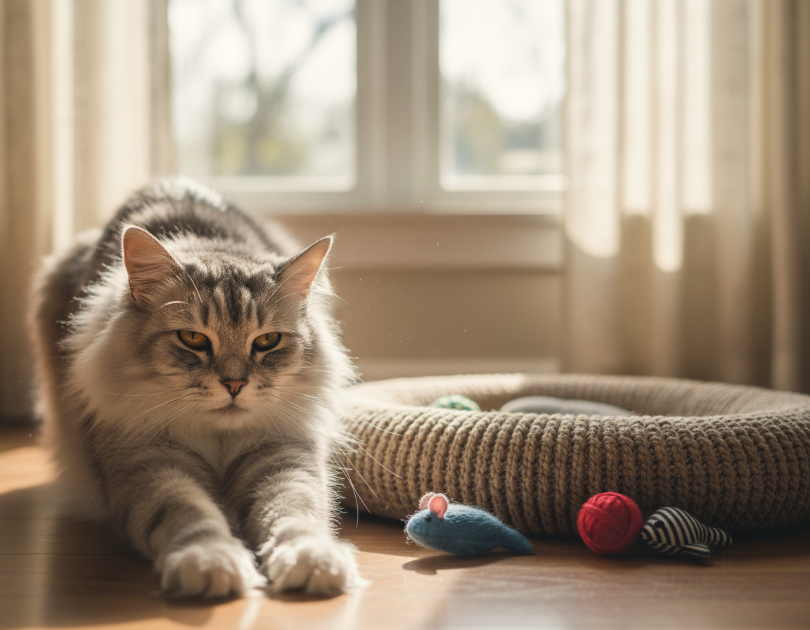 potrebe-za-kretanjem-starije-macke potrebe za kretanjem starije mačke