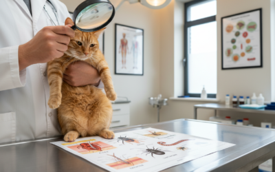Pregled na parazite kod mačaka – Sve što trebaš znati o tome!