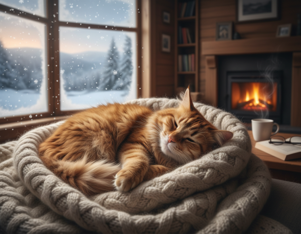 prilagodba mačke hladnom vremenu