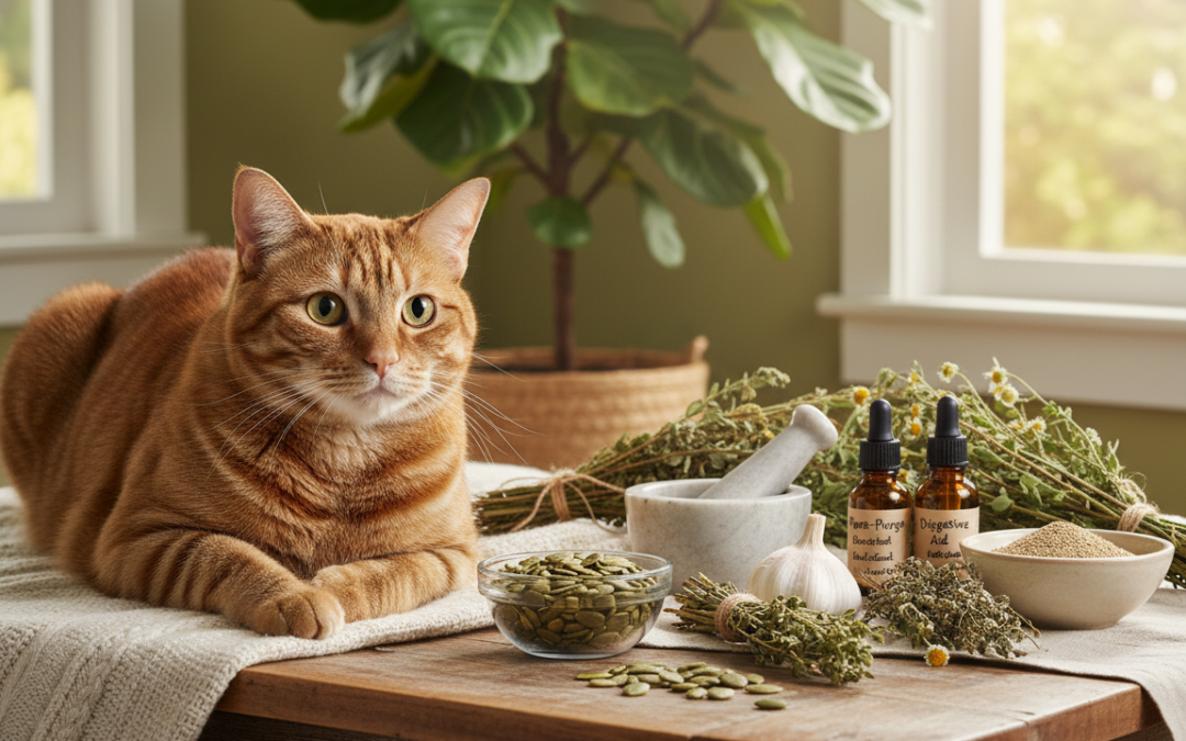 Prirodni pripravci protiv parazita kod mačke – Sve što trebaš znati o tome!