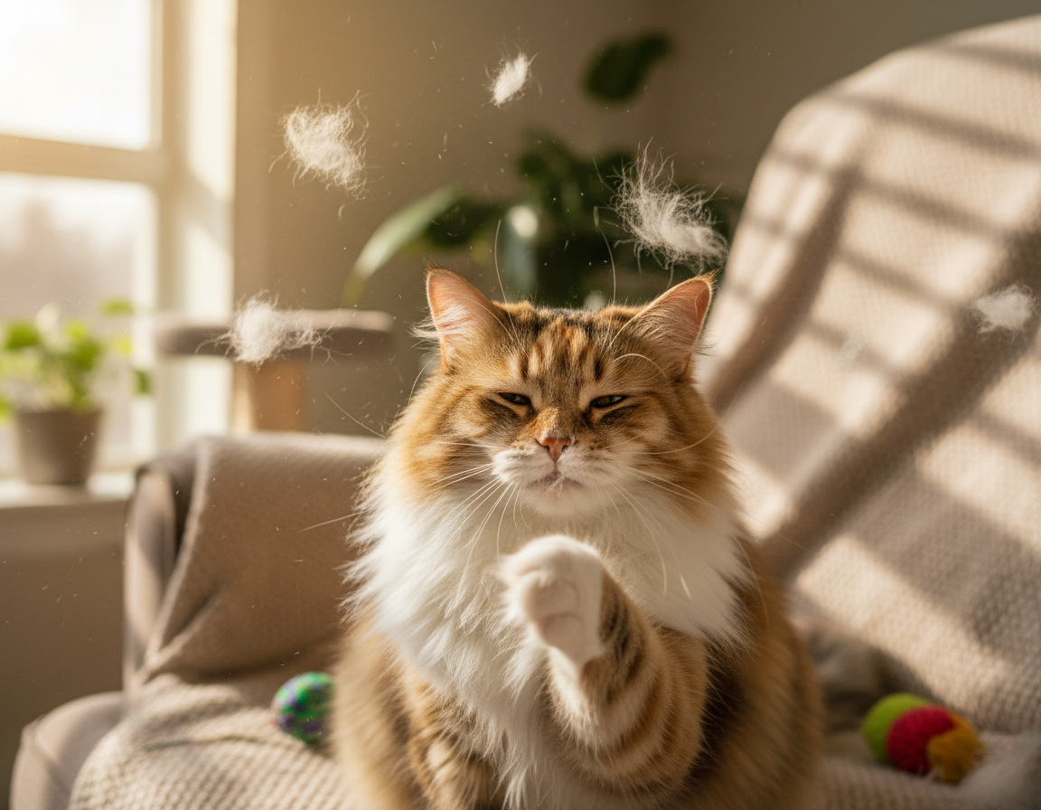 razdoblje linjanja mačke