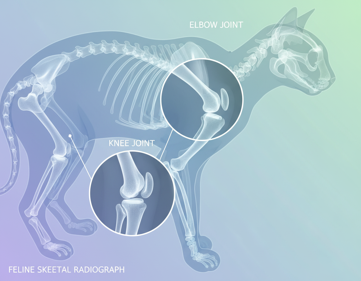 rendgenski pregled zglobova kod mačaka