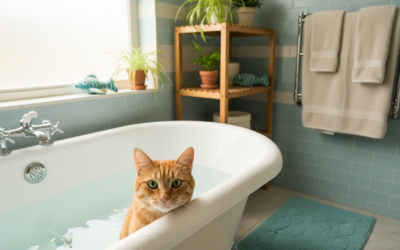 Sigurnost mačke u kupaonici – Sve što trebaš znati o tome!