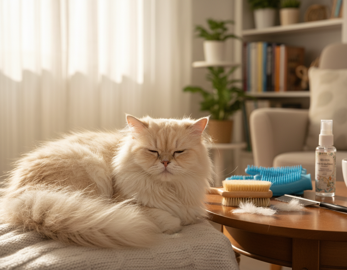 smanjenje linjanja kod mačaka