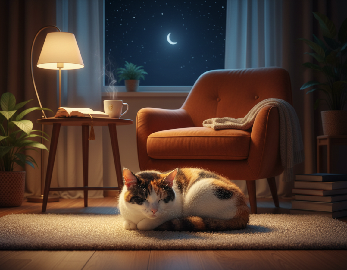 smanjenje noćne aktivnosti mačke