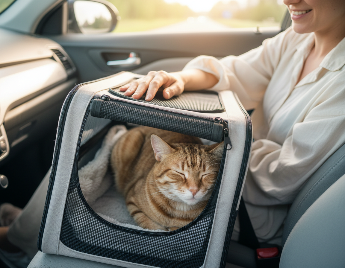 transport mačke bez stresa
