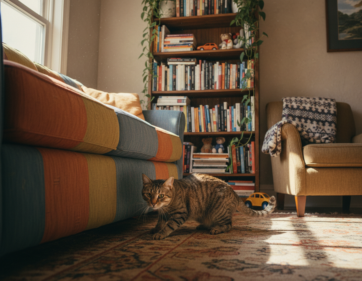 traženje skrivenih predmeta kod mačke