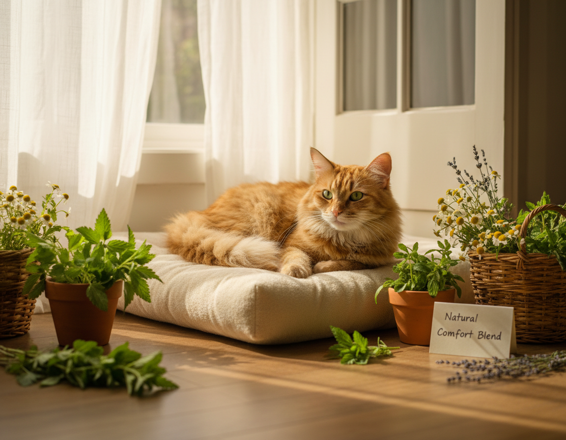 ublažavanje boli kod mačke biljem