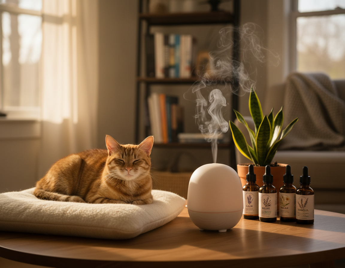 učinak aromaterapije na mačke