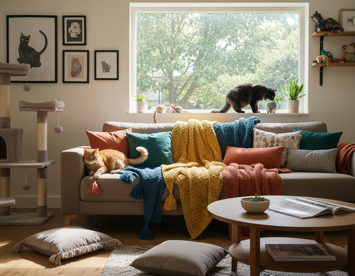 uređenje doma prilagođeno mačkama