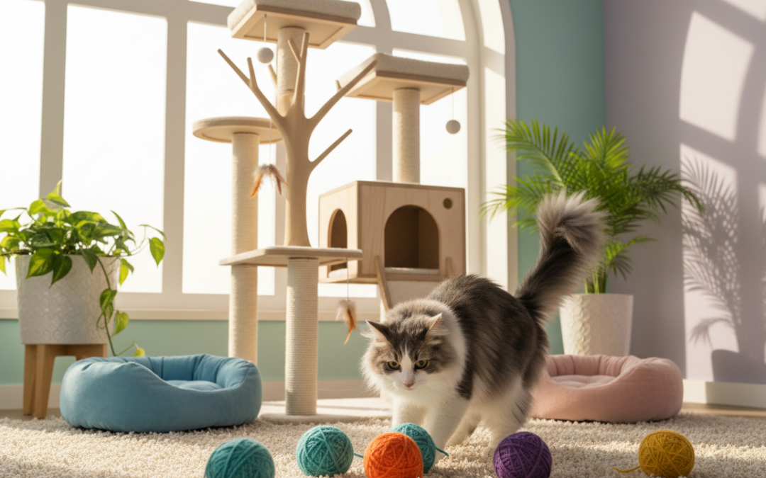 Uređenje prostora za igru mačke – Sve što trebaš znati o tome!