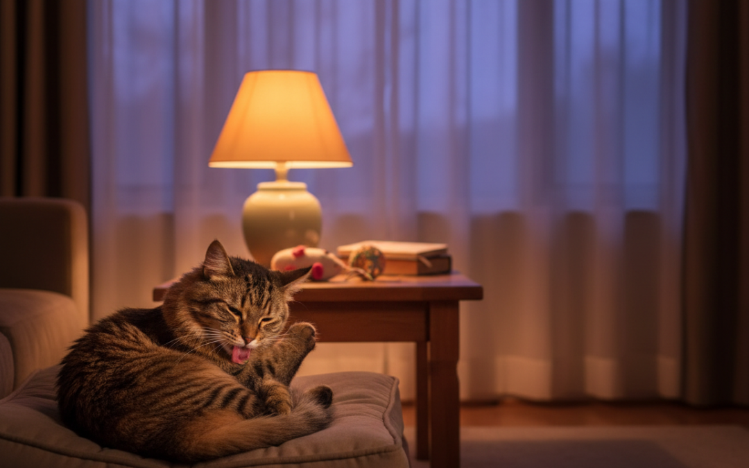 Večernja rutina mačke – Sve što trebaš znati o tome!