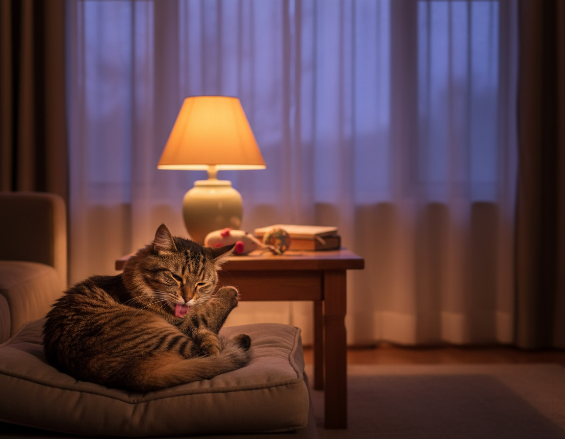 Večernja rutina mačke – Sve što trebaš znati o tome!