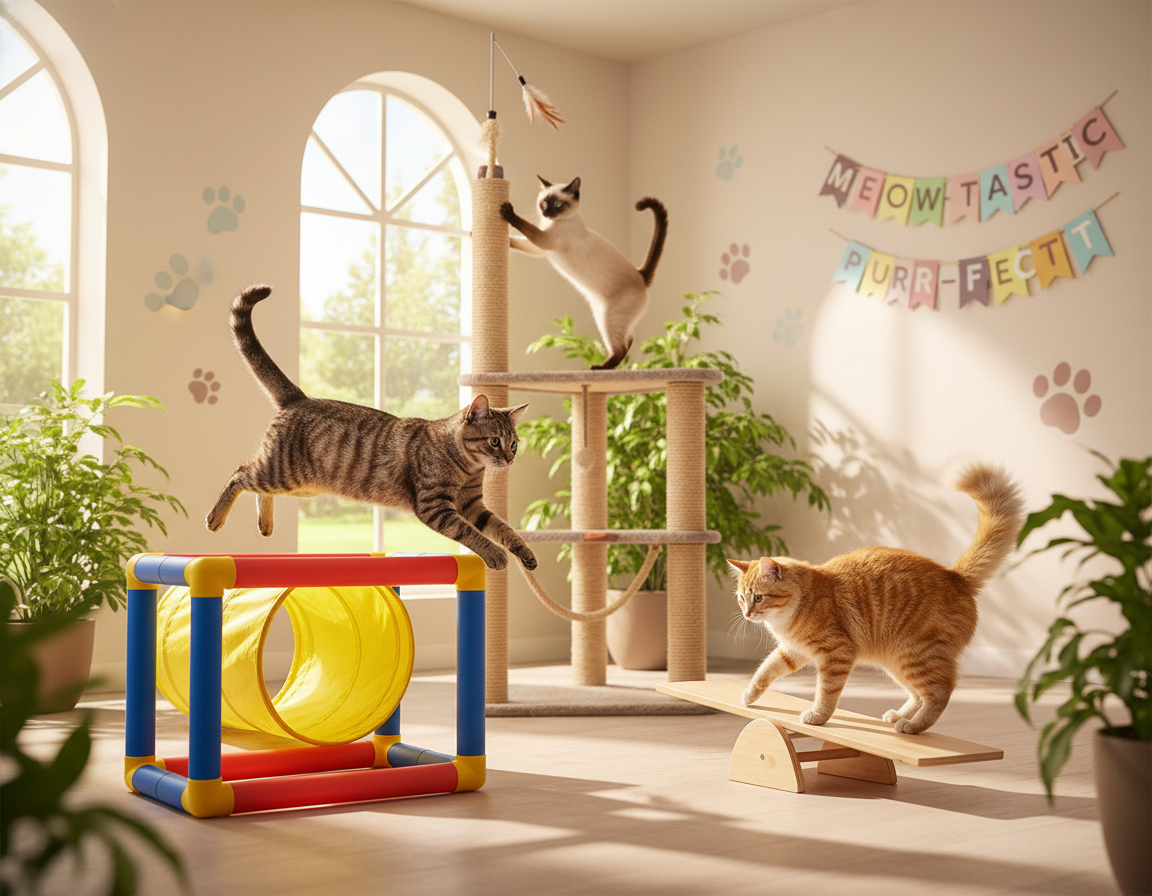 vježbe spretnosti za mačke