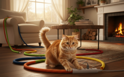 Mačji blog 23 Zaštita električnih kabela od mačke – Sve što trebaš znati o tome!