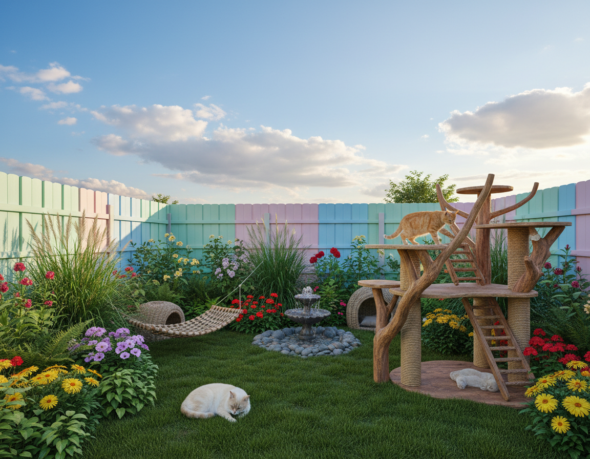 izgradnja vanjskog ograđenog prostora za mačku