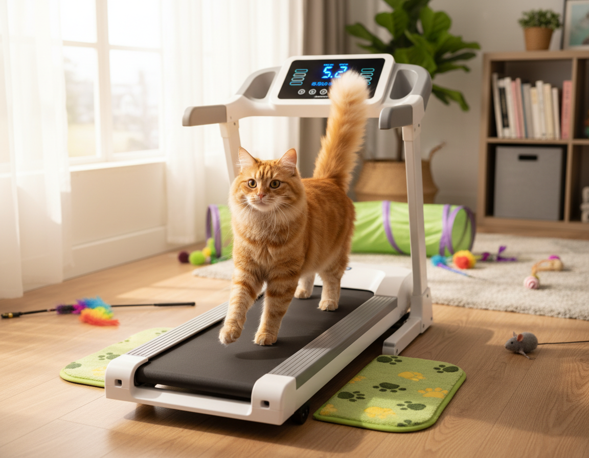 korištenje trake za trčanje kod mačaka