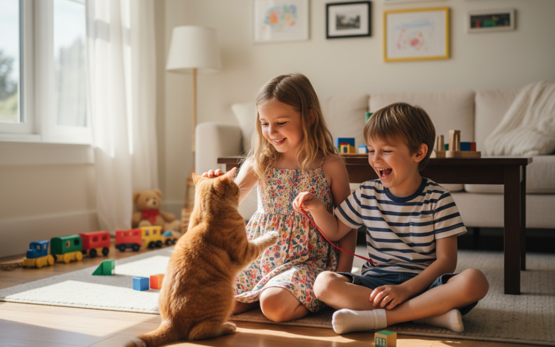 Odnos mačke prema djeci – Sve što trebaš znati o tome!