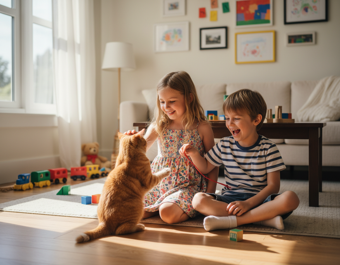 odnos mačke prema djeci