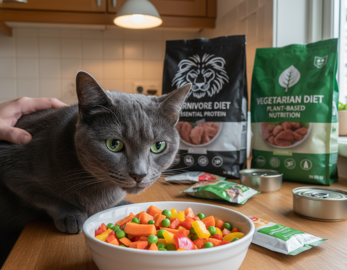 opasnosti vegetarijanske prehrane za mačke