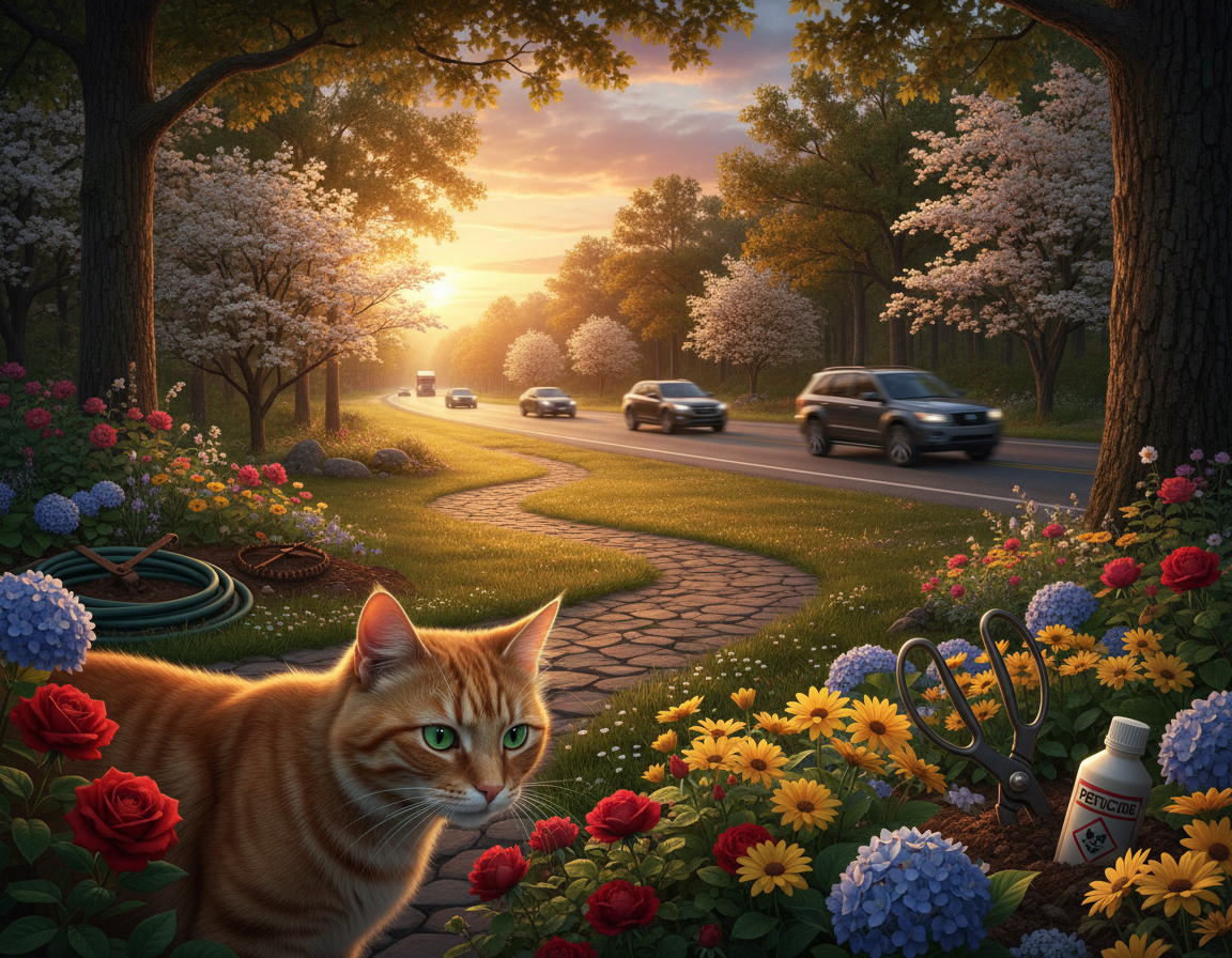 opasnosti za mačke na otvorenom