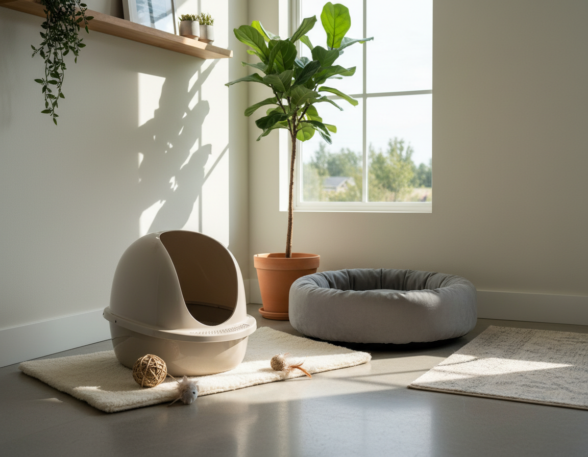 optimalno mjesto za mačji pijesak