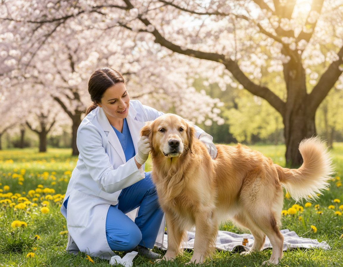 pas-proljece-alergija-na-pelud pas proljeće alergija na pelud