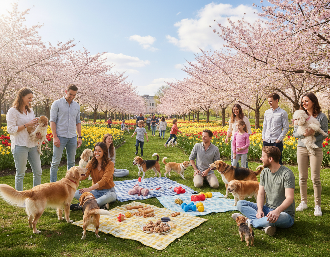 pas proljeće društveni događaj