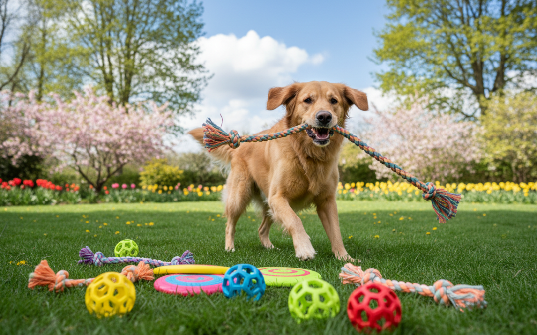 Koje su igračke za pse idealne za proljetnu igru na otvorenom?