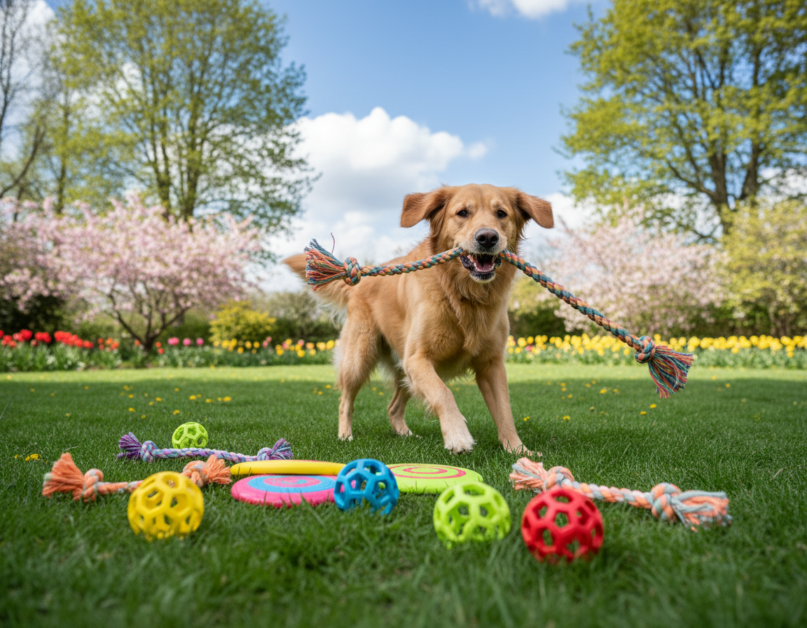 Koje su igračke za pse idealne za proljetnu igru na otvorenom?