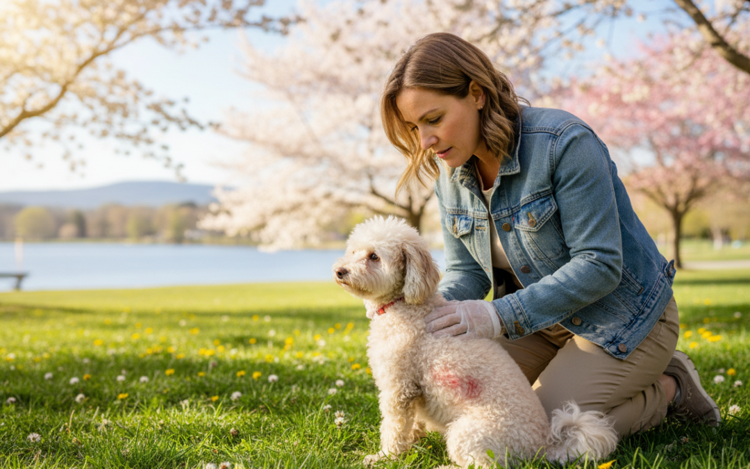 Proljetne iritacije kože kod pasa – što možeš učiniti?