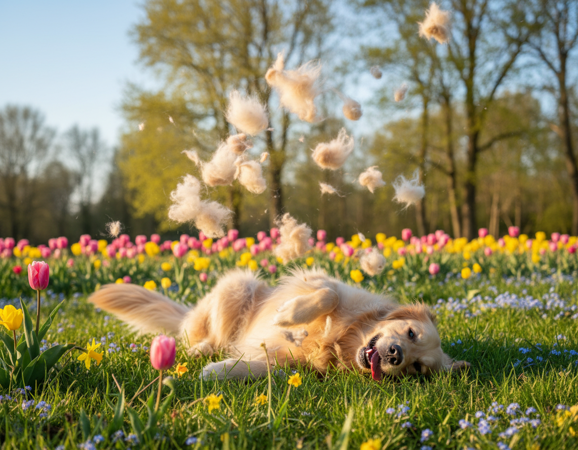 pas proljeće linjanje