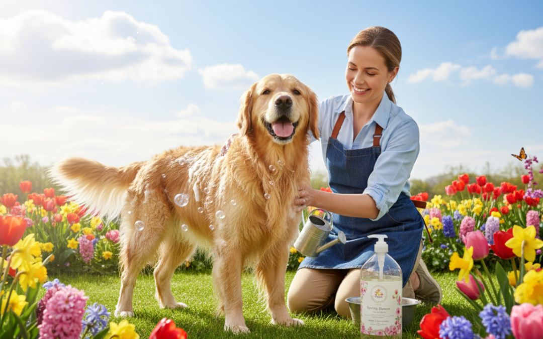 Proljetna njega kože psa – hidratacija i šamponi
