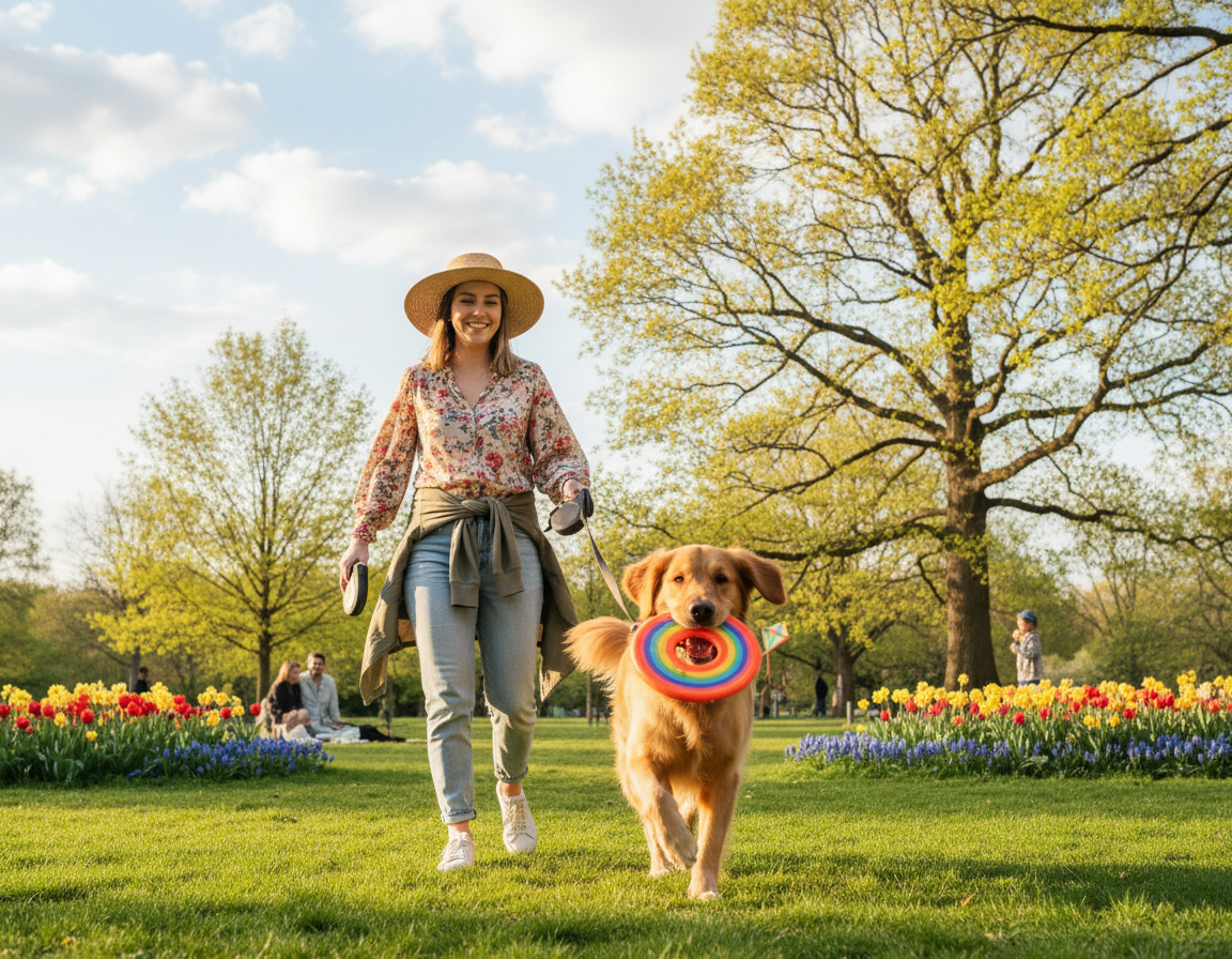 pas proljeće osvježavanje dnevne rutine