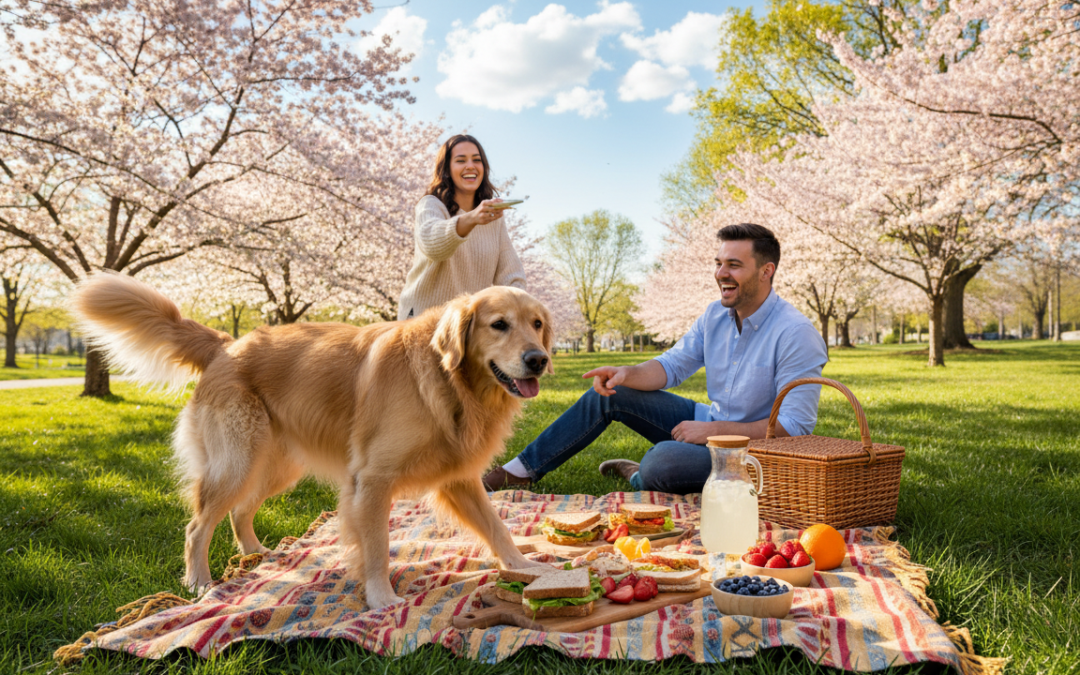 Proljetni piknik sa psom – savjeti za sigurno iskustvo