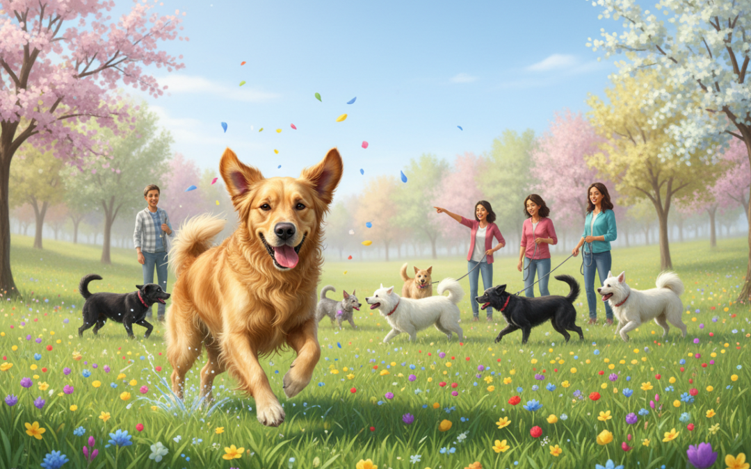 Zašto pas postaje aktivniji u proljeće?